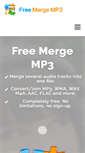 Mobile Screenshot of mergemp3.net