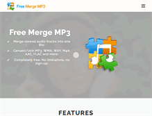 Tablet Screenshot of mergemp3.net